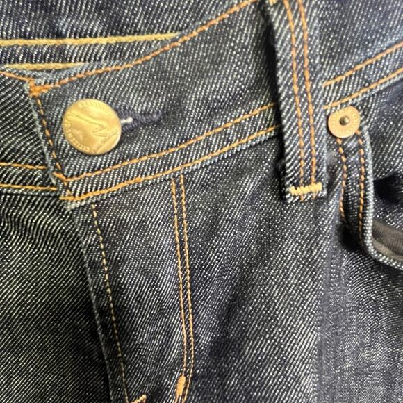 Citizens of Humanity Ava Low Waist Stretch Straight Leg Dark Denim Jean Size 30 - Picture 3 of 16